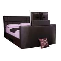 Sweet Dreams Haydn TV Ottoman Bed - Kingsize - Black