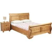 Sweet Dreams Jackdaw Sleigh Bed - Double - Mahogany