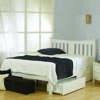 Sweet Dreams Arquette 4FT Small Double Wooden Bedstead - White