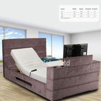 sweet dreams mazarine 4ft 6 double adjustable tv bed