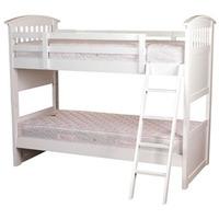 Sweet Dreams Kipling White 3FT Single Wooden Bunk Bed