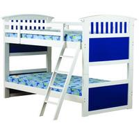 Sweet Dreams Kipling Blue 3FT Single Wooden Bunk Bed