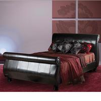 Sweet Dreams Mandarin 4FT 6 Double Leather Bedstead