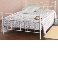 Sweet Dreams Wave 4FT 6 Double Metal Bedstead