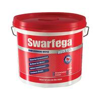 Swarfega® SRB150W Red Box Heavy Duty Hand Wipes - Bucket Of 150