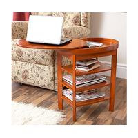 swivel top storage side table