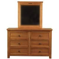Sweet Dreams Curlew 6 Drawer Chest Wild Cherry