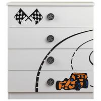 Sweet Dreams Sonic Chest of Drawers SONIC WHITE CHEST OF DRAWERS