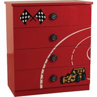 Sweet Dreams Formula Chest of Drawers Red