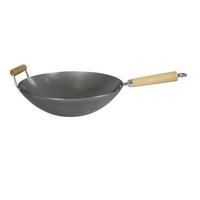 swift spice 34 cm 14 inch heavy gauge carbon steel wok