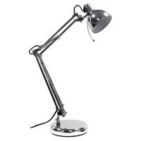 Swing arm desk lamp chrome - S6308
