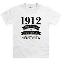 Swansea City - Birth of Football Kid\'s T Shirt