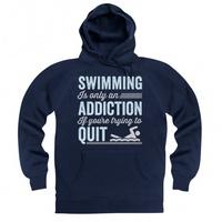 swimming addiction hoodie