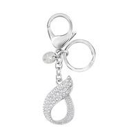 Swarovski Fortunately Bag Charm White Rhodium-plated