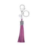 Swarovski Versatile Bag Charm, Pink Stainless steel