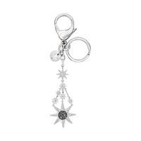 swarovski fireworks bag charm rhodium plated