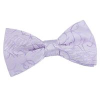 Swirl Lilac Bow Tie