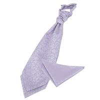 swirl lilac scrunchie cravat 2 pc set