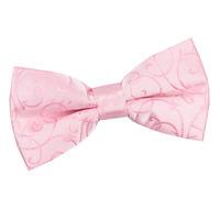 Swirl Baby Pink Bow Tie