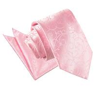 swirl baby pink tie 2 pc set