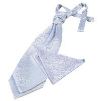Swirl Baby Blue Scrunchie Cravat 2 pc. Set