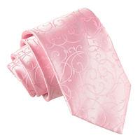 swirl baby pink tie