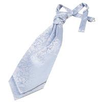 swirl baby blue scrunchie cravat