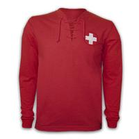 switzerland wc 1954 long sleeve retro shirt 100 cotton