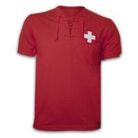 Switzerland WC 1954 Short Sleeve Retro Shirt 100% cotton