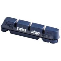 Swissstop FlashPro BXP Aluminium Brake Pad Inserts - 2 Pair | Blue