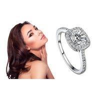 Swarovski Elements Micro-Insert Halo Ring