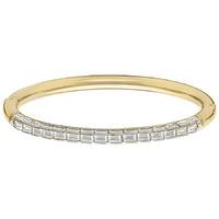 swarovski domino gold pvd crystal bangle d