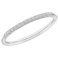 Swarovski Bangle Domino Rhodium Medium