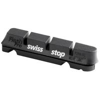 swissstop flashpro black aluminium brake pad inserts 2 pair