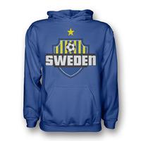 sweden country logo hoody blue kids