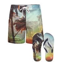 swim shorts with free matching flip flops tokyo laundry