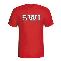 switzerland country iso t shirt red kids