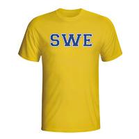 sweden country iso t shirt yellow