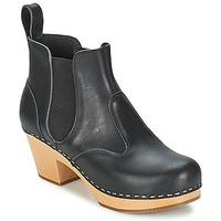 swedish hasbeens chelsea womens low ankle boots in black