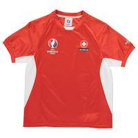 Switzerland UEFA Euro 2016 Poly Training Tee (Red) - Kids