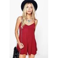 swing style playsuit berry