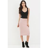 Sweater-Knit Pencil Skirt