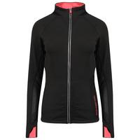 swoopes panelled running jacket in black tokyo laundry active