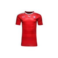 Switzerland EURO 2016 S/S Home Replica Football Shirt