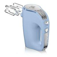 swan 5 speed retro hand mixer in blue