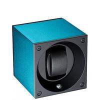 swiss kubik watch winder single sapphire blue