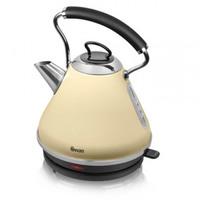 Swan SK34010CREN 1 7 Litre Townhouse Pyramid Kettle in Cream