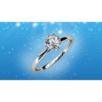 Swarovski Elements Sweetheart Adjustable Crystal Ring