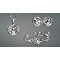 Swarovski Elements Crystal Trio Jewellery Set