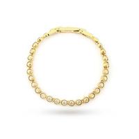 SWAROVSKI Jewellery Ladies\' Pvd Gold Plated Tennis Bracelets Medium